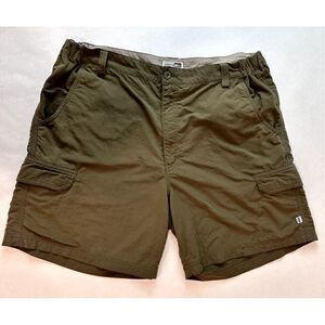 REI UPF 40+ Utility Shorts Hiking Fishing Outdoors Army Green - Size 38